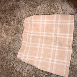 Flannel skirt